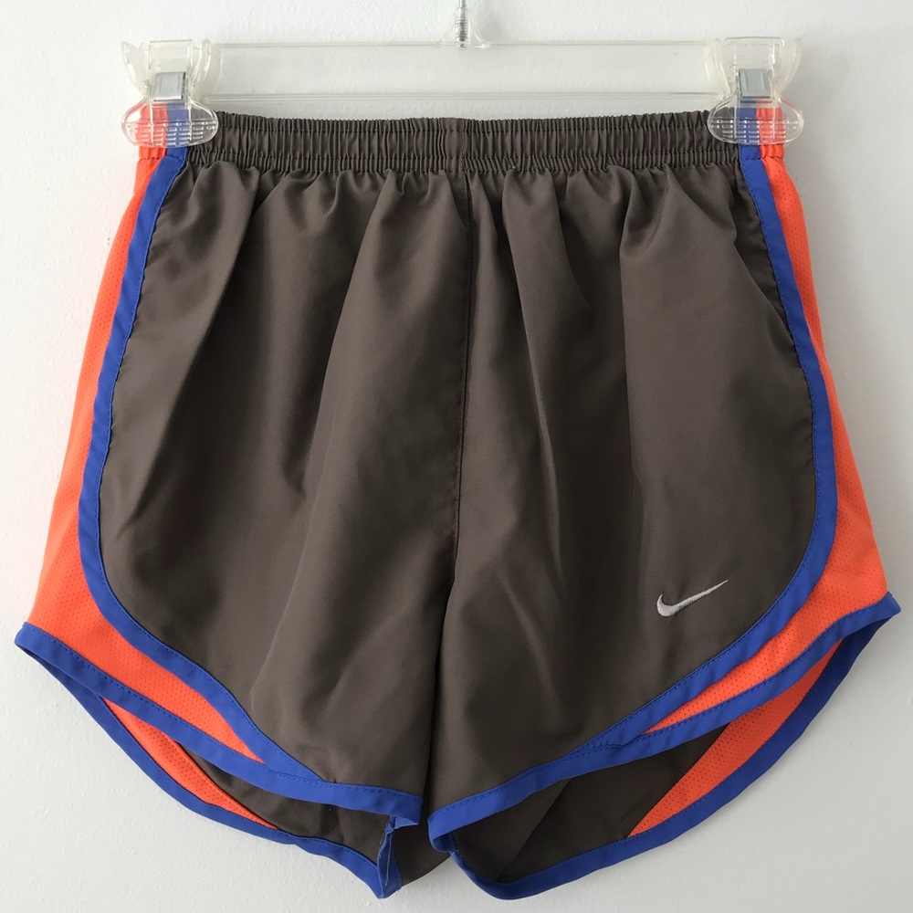 Grey and Orange Nike Shorts